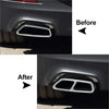 BMW 5 Series G30 G31 Black Exhaust Muffler Tailpipe Cover Trim (2018-2022)