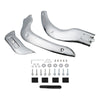 Harley Road Glide Chrome Windshield Windscreen Trim Kit (2004-2013)