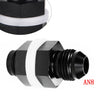 Car Model Black AN8 Flare Fuel Cell Bulkhead Fitting with Washer