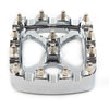 Harley Softail Dyna Sportster Chrome MX Style Brake Pedal Pad Cover (2000-2023)