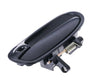 Honda Civic EK Front Left Outer Door Handle Smooth Black (1996–2000)