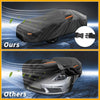 Porsche 718 Black with Zipper 210D-PU Car Cover Waterproof All Weather