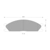 Nissan Urvan E24 Front Disc Brake Pad Set (1987-1993)