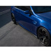 BMW 3 Series E90 E92 E93 Gloss Black Side Skirts Splitter Extension (2005-2013)