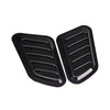 Car Decorative Air Flow Intake Hood Scoop Vent Bonnet Cover Black