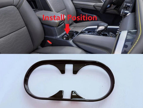Chevrolet Colorado Black Front Water Cup Holder Frame Cover Trim (2023-2025)