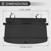 Infiniti QX50 (2019-2024) Black Carbon Fiber Retractable Cargo Cover