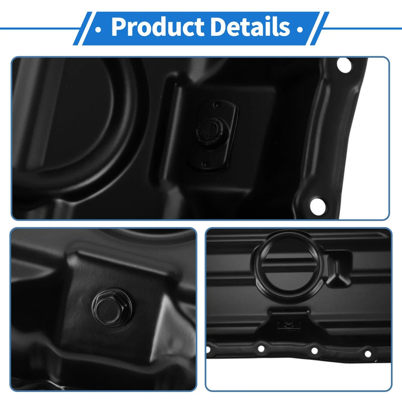 Toyota Lexus GS460 4.6L (2008-2011) Steel Black Engine Oil Pan