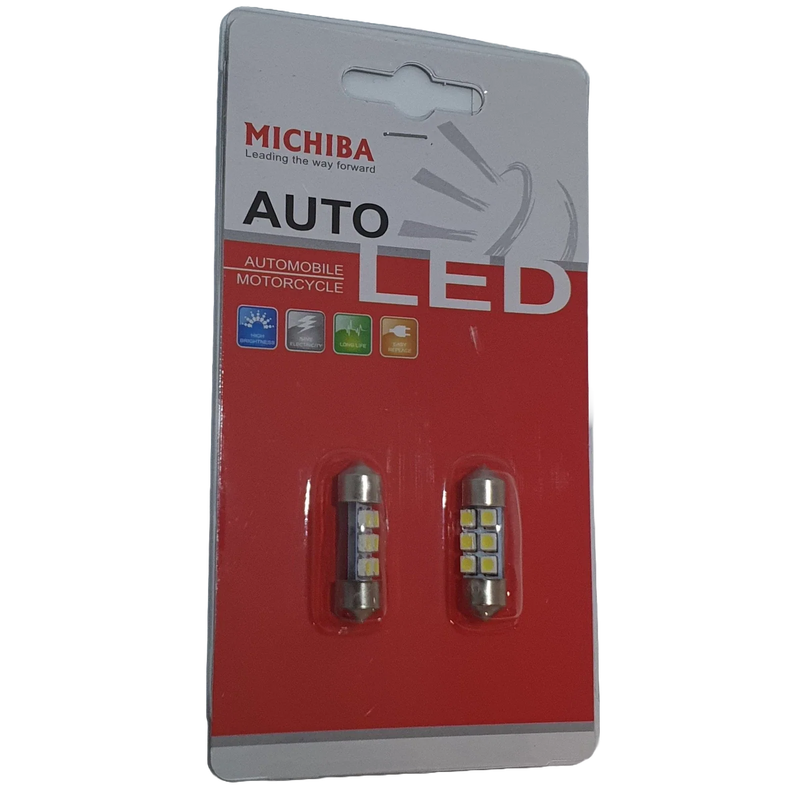 Various Models 2 x SV8.5 LED Festoon Interior License Globe Bulb Light