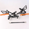 Kawasaki Ninja ZX6R (2005-2008) Black CNC Racing Rearsets Foot Pegs