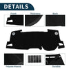 Toyota Cross 2021-2024 Black 1 Set Dashboard Cover Mat