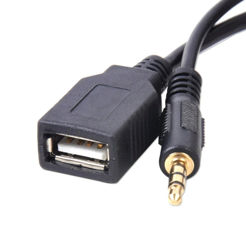Honda Accord Civic Odyssey USB 3.5mm AUX In Adapter (2003-2012)