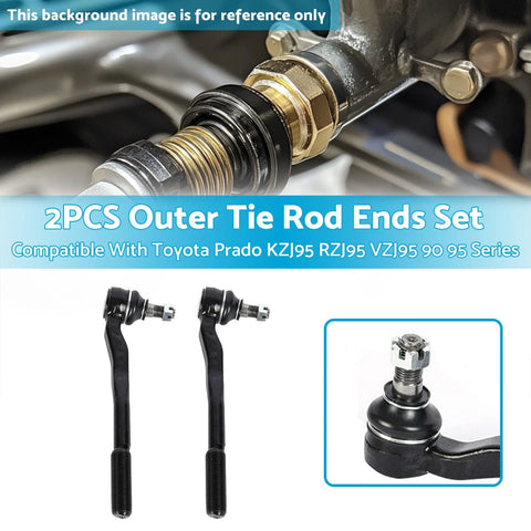 Toyota Prado KZJ95 RZJ95 VZJ95 Outer Tie Rod Ends Set (1996-2002)