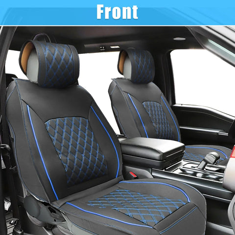 Dodge Ram (2009-2023)  Black Blue Seat Covers Cushion Cover
