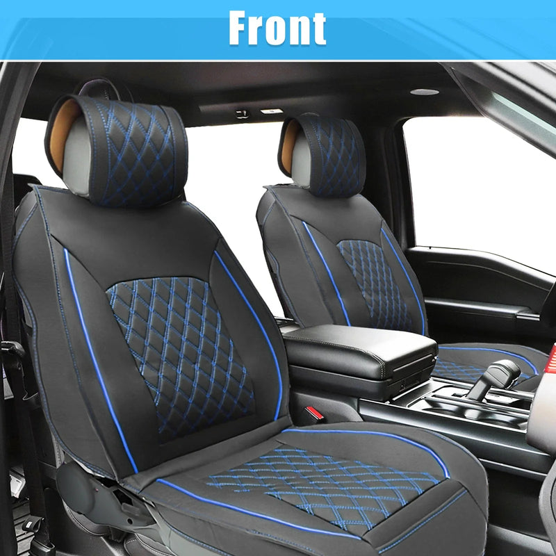 Dodge Ram (2009-2023)  Black Blue Seat Covers Cushion Cover