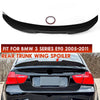 BMW E90 3 Series M3 Sedan Gloss Black Trunk Spoiler Wing (2006-2011)