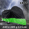 Kawasaki EX500 500R / 650R XL 180T Black+Green Motorcycle Cover