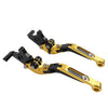 BMW S1000RR S1000R Gold CNC Folding Extendable Brake Clutch Levers (2015-2019)