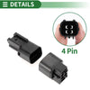 Hyundai - Male Female Wire Terminal 4 Pin Oxygen Sensor Connector Housing