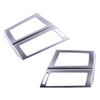 BMW X5 X6 2 x Chrome Air Conditioning Socket Frame Trim (2008-2013)