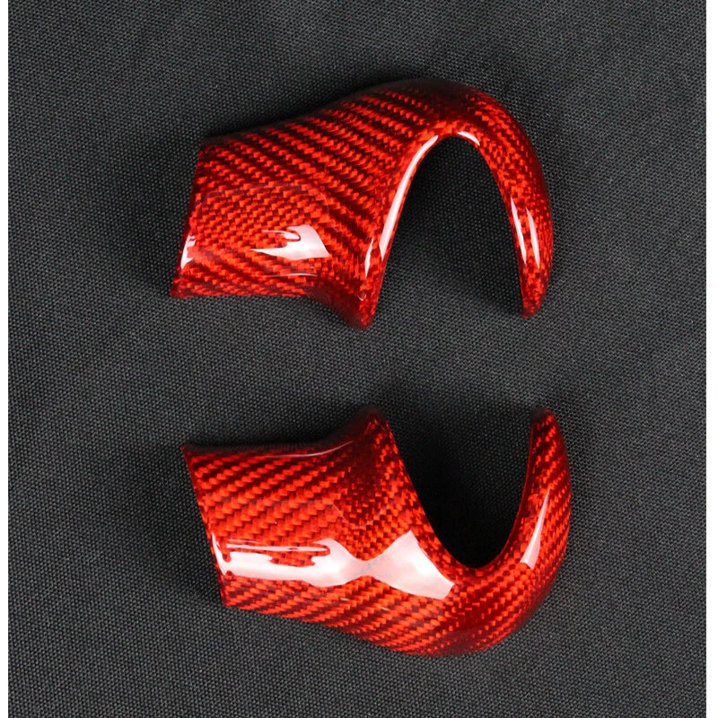 Mini Cooper R55 R56 R57 Red Carbon Fiber Gear Shift Knob Head Cover Trim fit