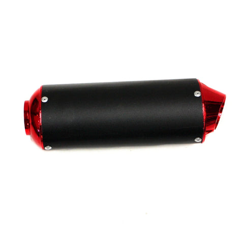 125cc 140cc 150cc PIT PRO Dirt Bike 38mm RED Alloy Exhaust Muffler + Clamp