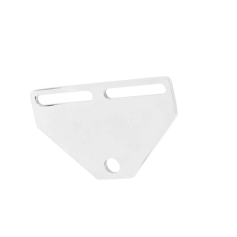 Silver Cruiser Choppers Bottom Mount Headlight Bracket Adapter