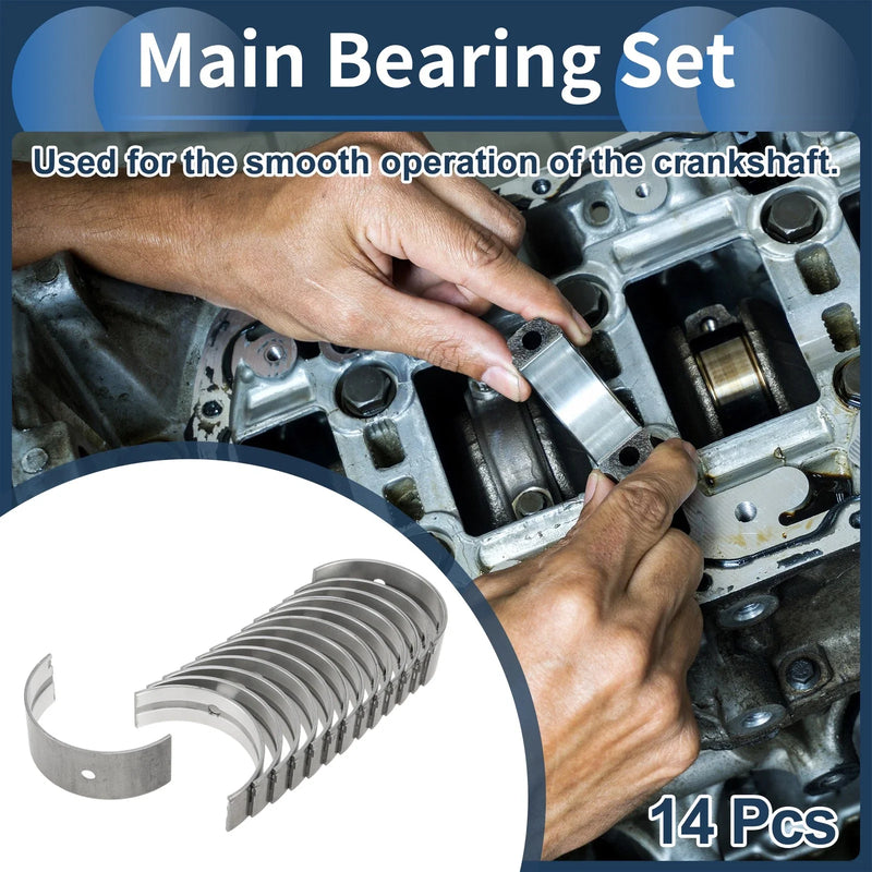 TOYOTA DYNA Main Bearing Set 14 Pcs (1977–1984)