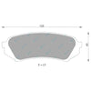 Landcruiser HDJ100 4X4 1HD-FTE Diesel 100 Series 00~07 Rear Disc Brake Pads