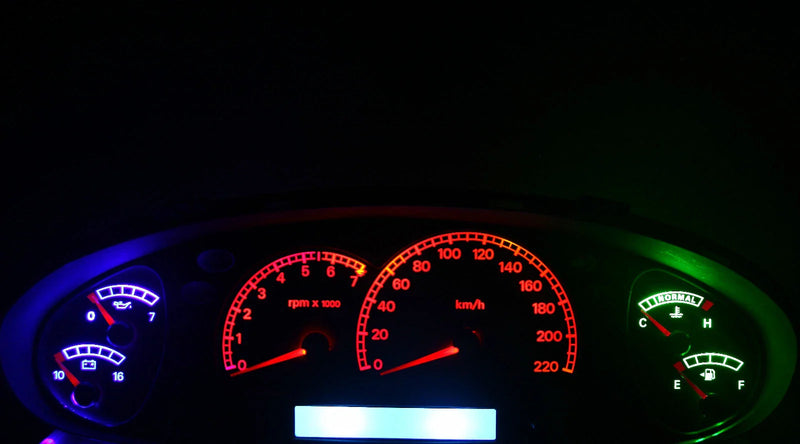 Ford Falcon AU Rainbow LED Dash Instrument Cluster Light Upgrade Kit (2000-2002)