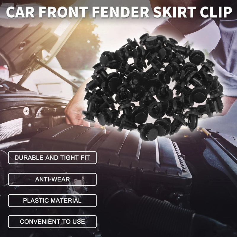 Honda CR-V 1997-2020 & CR-Z 2011-2016, 50 Pcs Front Fender Skirt Clips