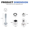 Kawasaki KFX400 Front Upper A Arm Bushings Kit & Bolt (2003–2006)