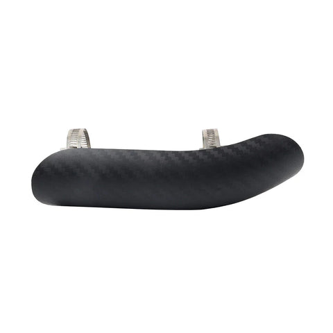 Car - Black / Silver Clamp Universal Exhaust Muffler Heat Shield Cover