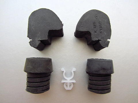 Nissan Navara D21 Hood Bonnet Bumper Adjustable Rod Clamp (1986-1997)