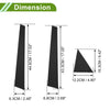 Chevrolet Optra 6 Pcs Black Pillar Window Trim (2004-2009)