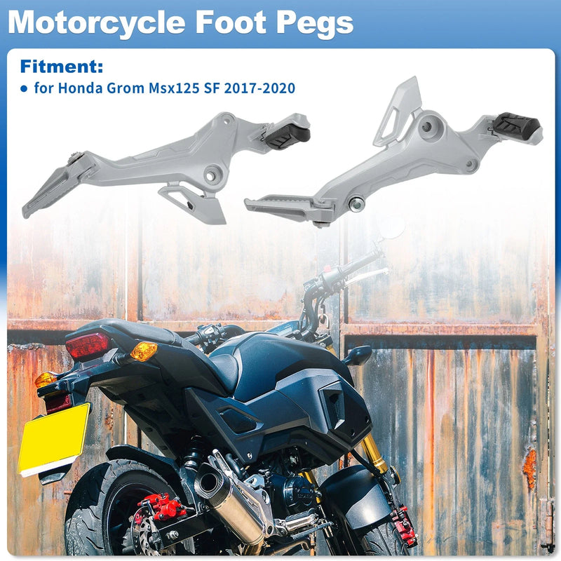 Honda Grom MSX125 SF (2017-2020) 1 Pair Left & Right Foot Pedals