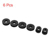 Suzuki GS125 6 x Black Rubber Motorcycle Side Cover Grommets