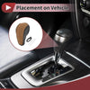 Ford Edge (2011-2014) Brown Faux Leather Car Gear Shift Knob Cover 1Pc