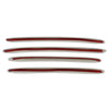 Benz C-Class Silver Front Bumper Splitter Fins Spoiler Canards (2022-2023)