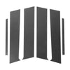 Mitsubishi Lancer 6pcs Door Pillar Window Trim (2008-2017)