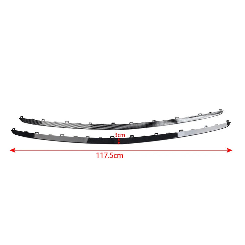 Mercedes A-Class W177 Carbon Fiber Front Bumper Lip Molding Trim (2018-2023)