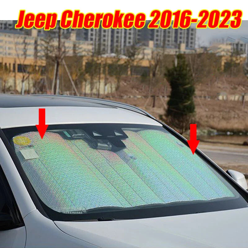 Jeep Cherokee Front Windshield Sun Shade (2016–2023)