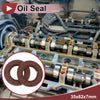 Make Model Oil Seal 35x62x7mm Rotary Shaft Seal FKM Rubber Brown 2 x