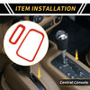 Jeep Wrangler JK Center Console Gear Shift Ring Panel Cover Trim (2011-2017)