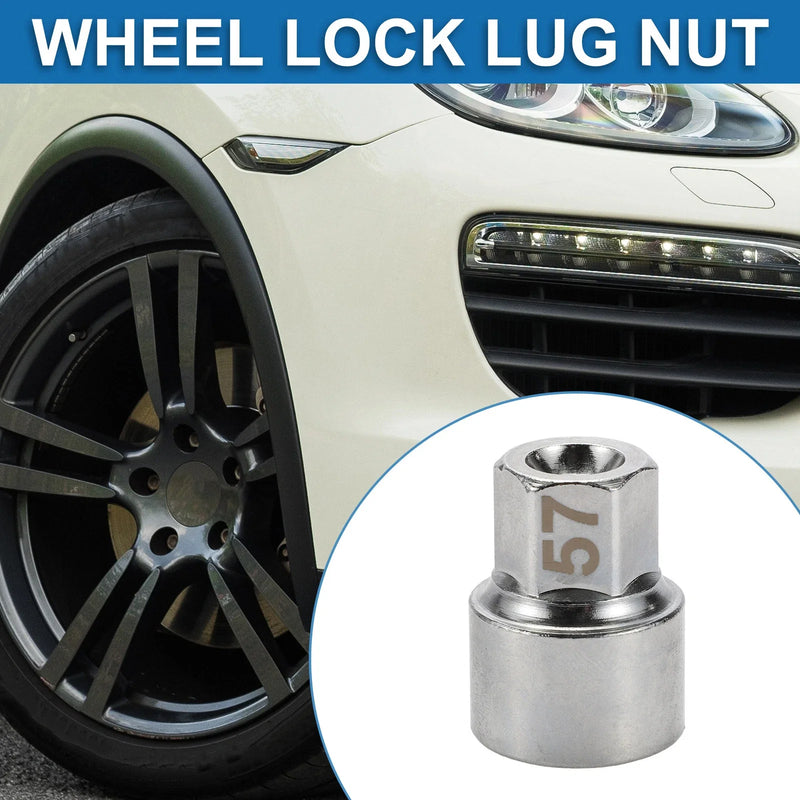 Porsche Lugnut Wheel Lock 3/4 Anti-theft Screw Nut Removal Key Socket