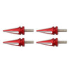 Harley Touring Road Glide 4 x Windscreen Screw Bolts Red Spike (1998-2025)