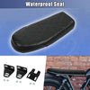 Motorcycle 1 x Set Vintage Cafe Racer Seat Retro Cushion PU Leather Black