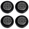 Truck Trailer Van 4 x 2" Round Red LED Side Marker Lights