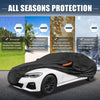 BMW 3 Series with Zipper Car Cover Waterproof Aluminum Film Inner Cotton