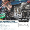 BMW 135is Black Front Engine Valve Cover with Gasket (2013)